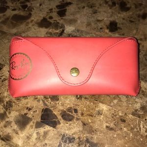 SOLD Coral Ray Ban case